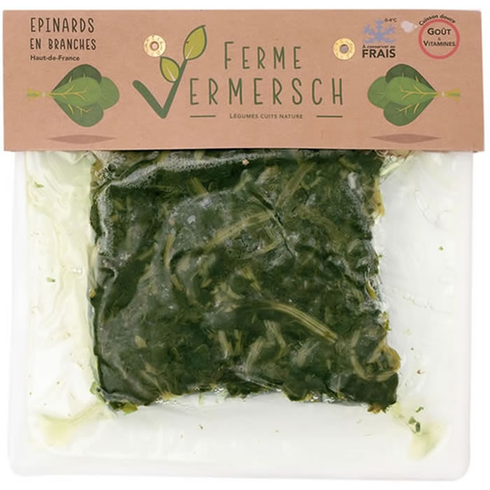 VERMERSCH Épinards en branche cuit