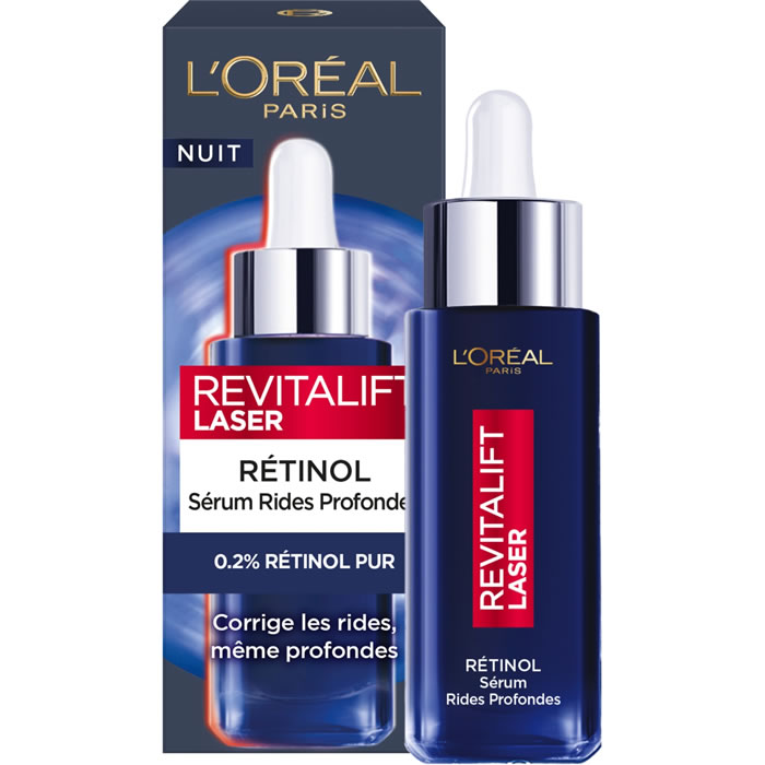 L'OREAL Revitalift Laser Sérum nuit rides profondes au rétinol pur