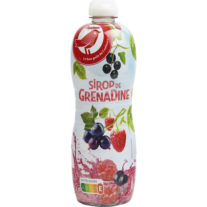 AUCHAN Sirop de grenadine