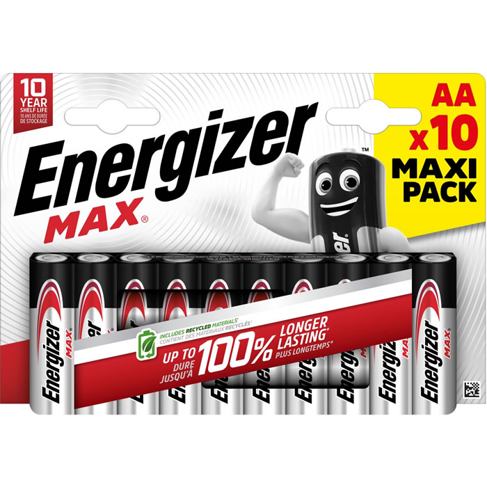 ENERGIZER Max Piles alcalines LR06 - type AA