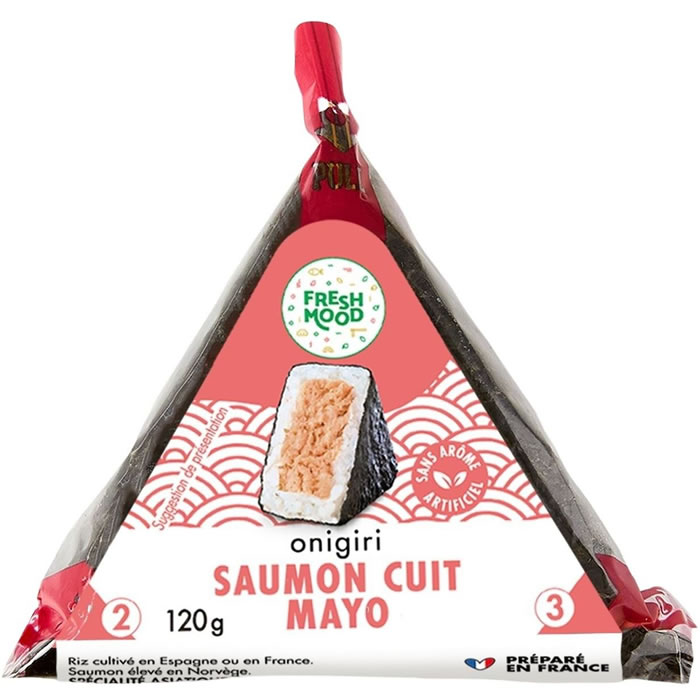 FRESHMOOD Onigiri au saumon cuit et mayonnaise