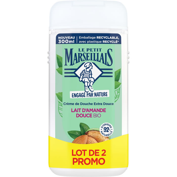 LE PETIT MARSEILLAIS Crème douche au lait d'amande douce
