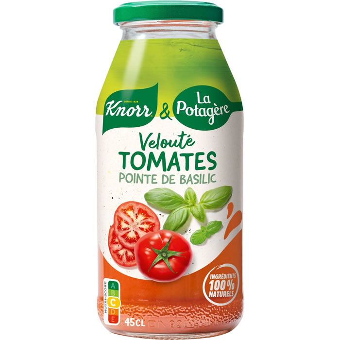 KNORR La Potagère Soupe velouté à la tomate et basilic