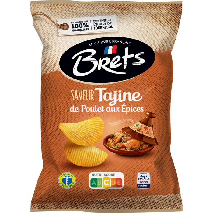 BRET'S Chips goût tajine de poulet aux épices