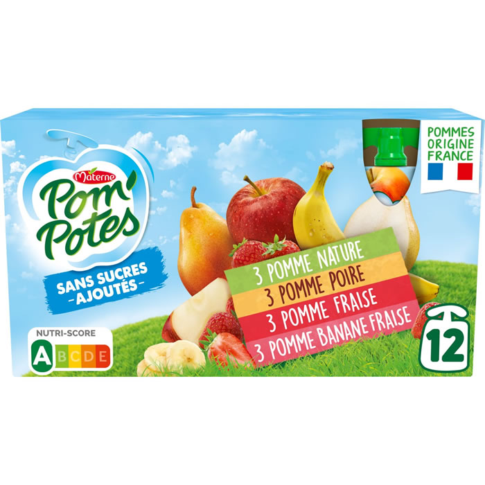 Les Compotes de pomme-banane - mon-marché.fr