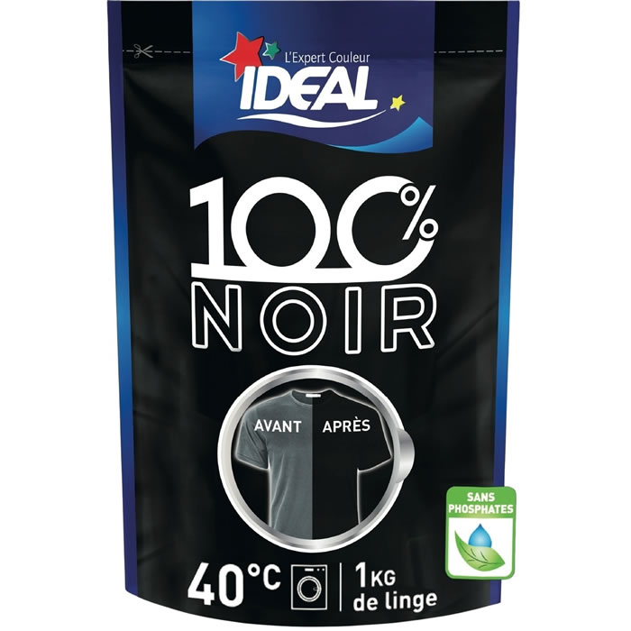 IDEAL Teinture textile raviveur de noir
