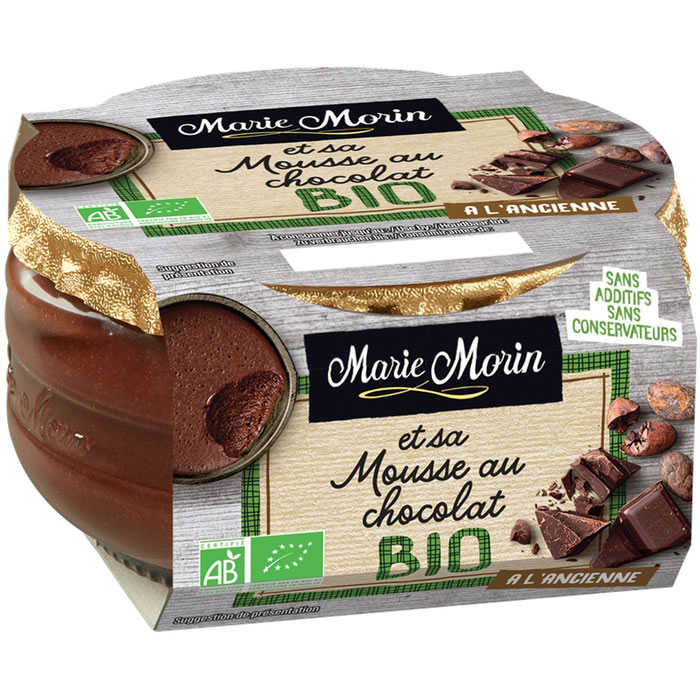 MARIE MORIN Mousse au chocolat bio