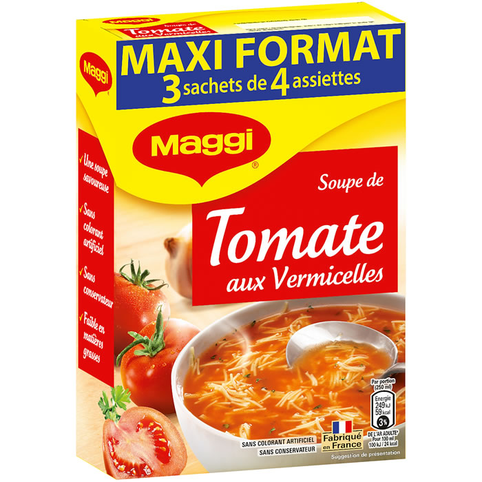 MAGGI Soupe Tomates et Vermicelles