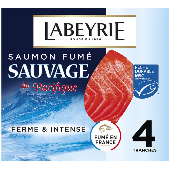 LABEYRIE Saumon sauvage du Pacifique fumé