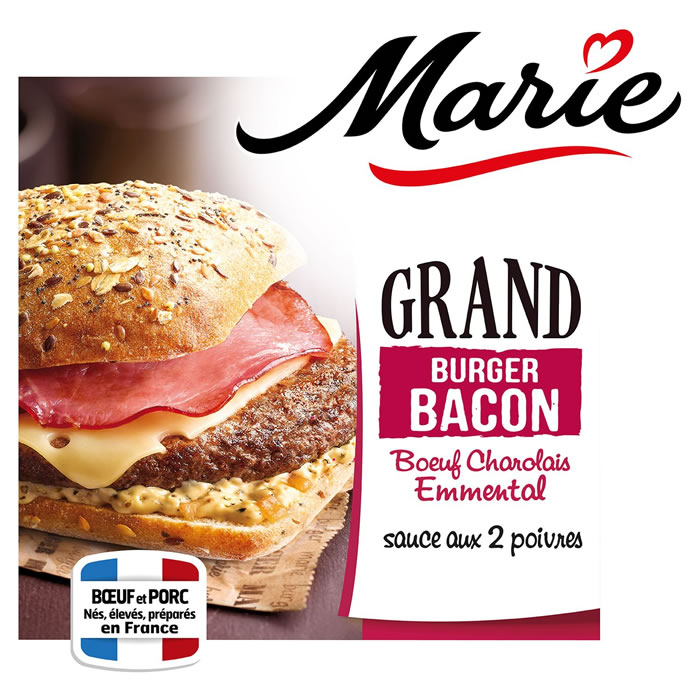 MARIE Grand burger bacon