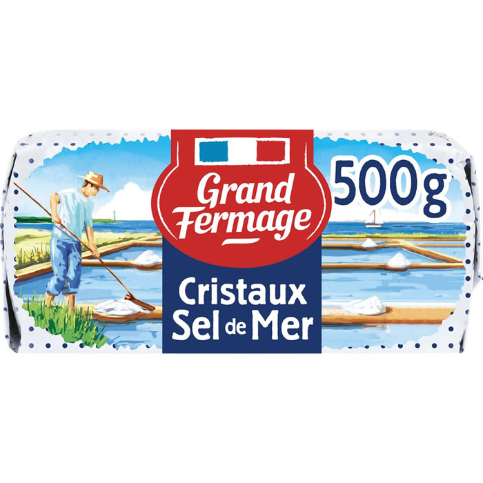 GRAND FERMAGE Beurre aux cristaux de sel de mer de Noirmoutier
