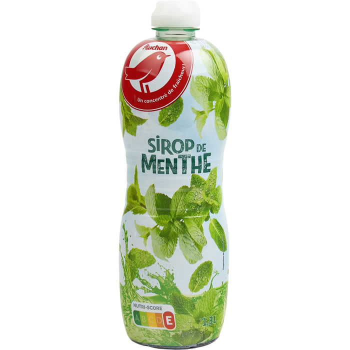 AUCHAN Sirop de menthe