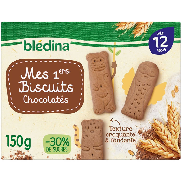 BLEDINA Mes 1ers biscuits au chocolat dès 12 mois