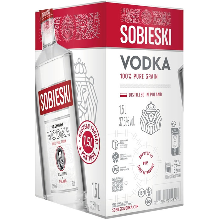 SOBIESKI Vodka en cubi