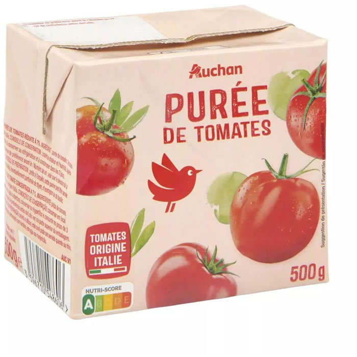 AUCHAN Purée de tomates