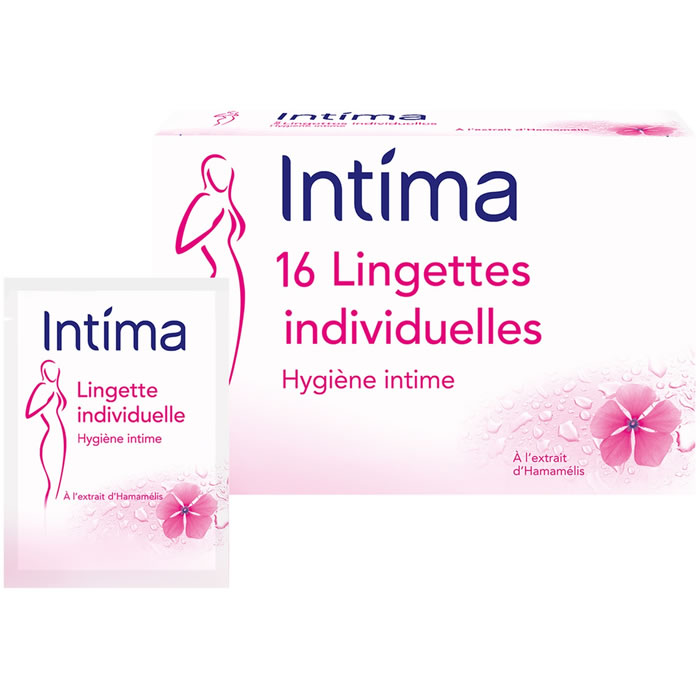 INTIMA Lingettes intimes individuelles