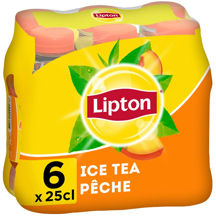 LIPTON Ice Tea Thé glacé aromatisé à la pêche
