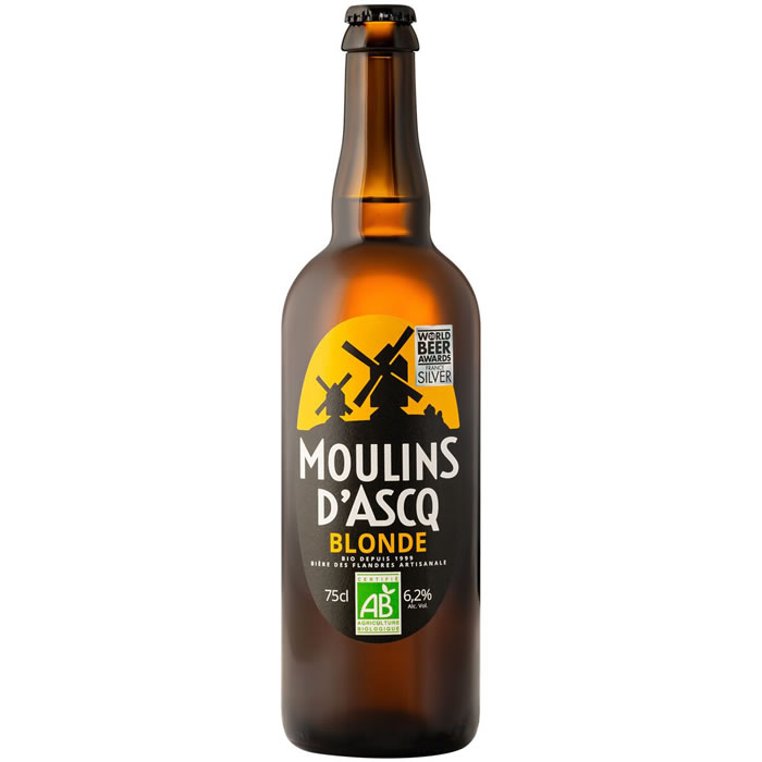 MOULINS D'ASCQ Nord Bière blonde bio