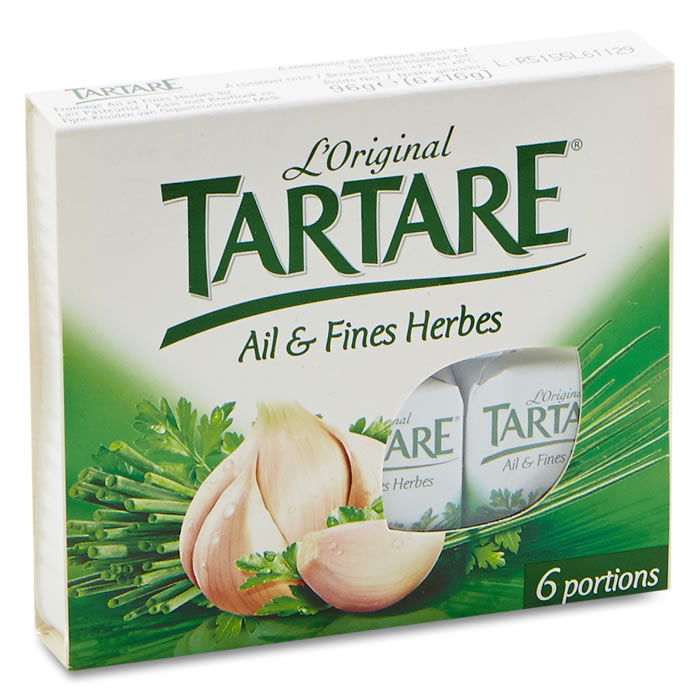 TARTARE Fromage frais ail et fines herbes en portions