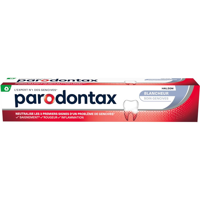 PARODONTAX Dentifrice blancheur soin gencives à la menthe