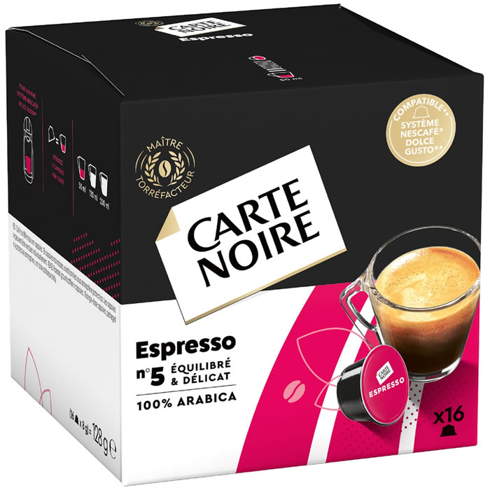 CARTE NOIRE Dosettes de café espresso N°5