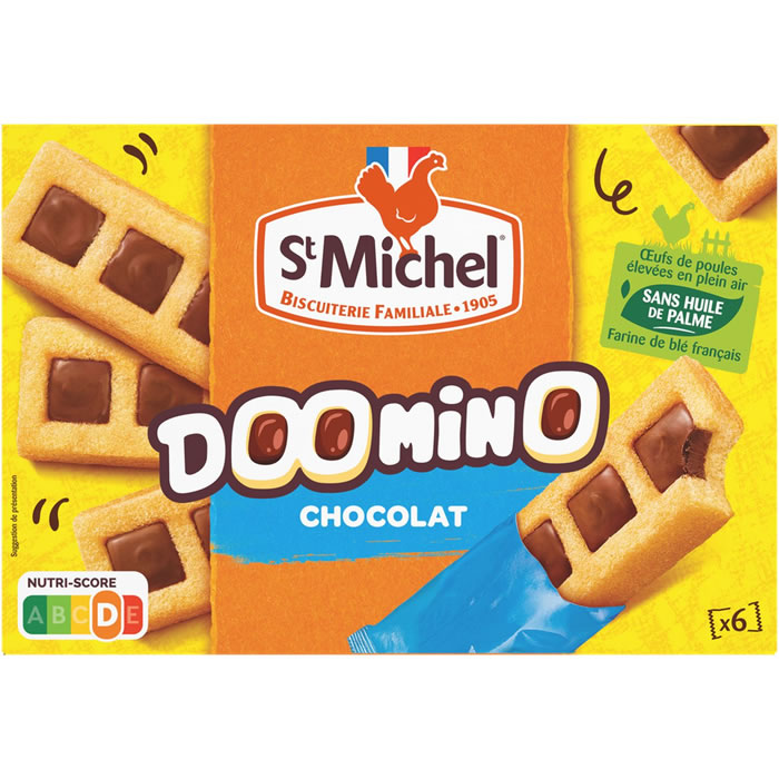 ST MICHEL Doomino Gâteaux nappés au chocolat