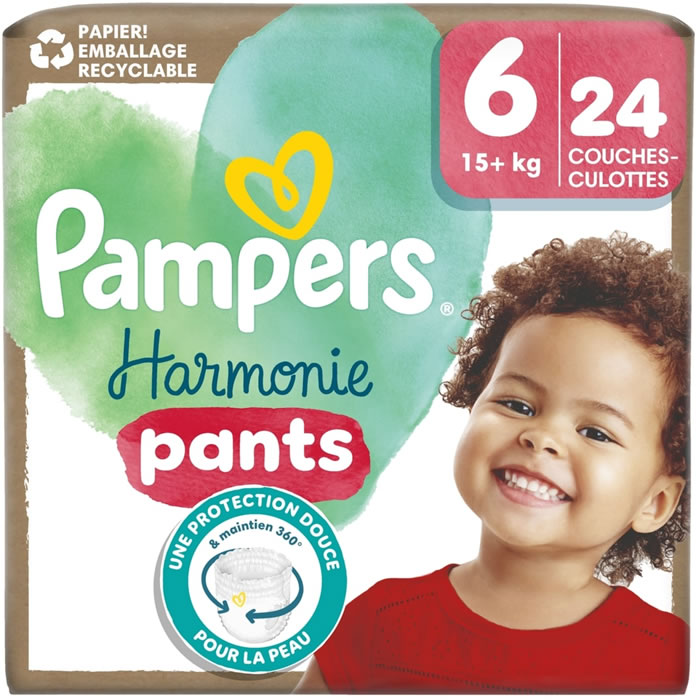 PAMPERS Harmonie Pants Couches-culottes taille 6 (15 kg et +)