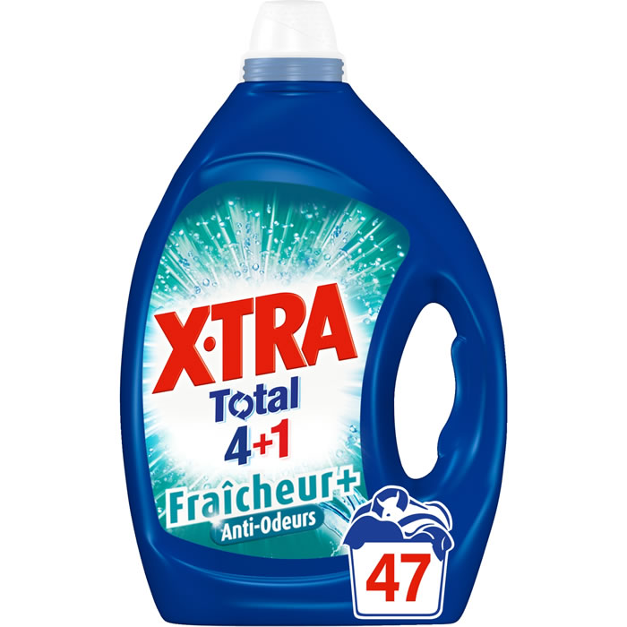 X-TRA Total Lessive liquide fraîcheur et anti-odeur