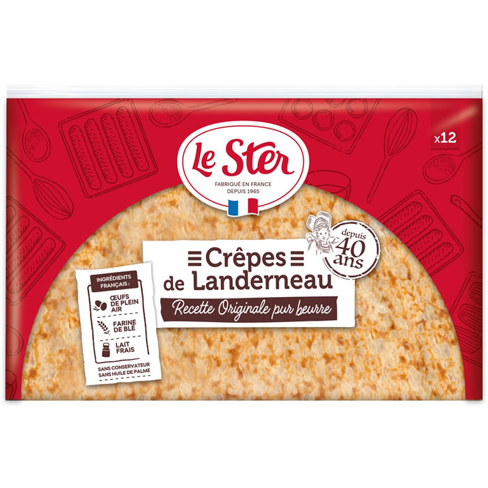 LE STER Crêpes de Landerneau au lait frais et beurre pâtissier