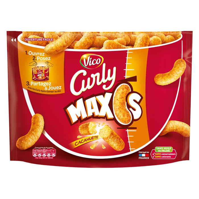 CURLY Les Maxis Soufflés à la Cacahuète