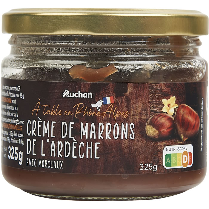AUCHAN MMM ! : Crème de marron d'Ardèche - chronodrive