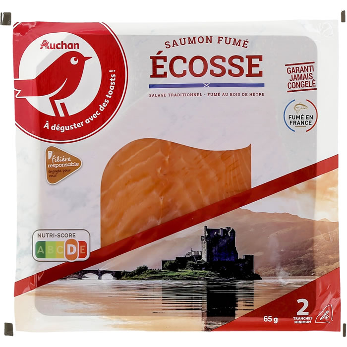 AUCHAN Saumon fumé d'Ecosse