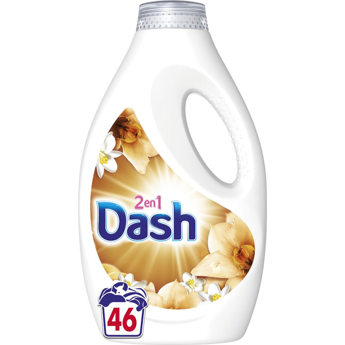 DASH Lessive liquide souffle précieux 2 en 1