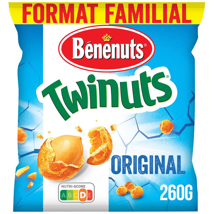 BENENUTS Twinuts Cacahuètes enrobées salées