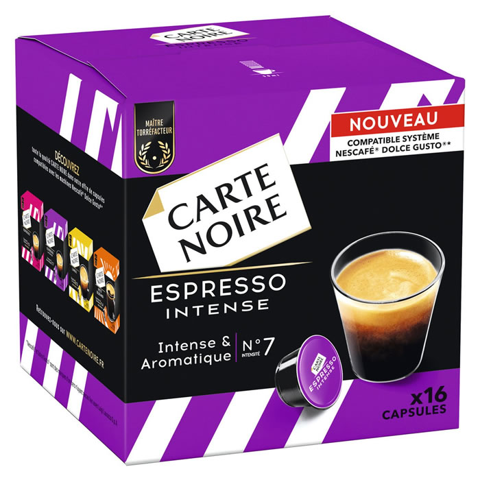 CARTE NOIRE Capsules de café espresso intense N°7