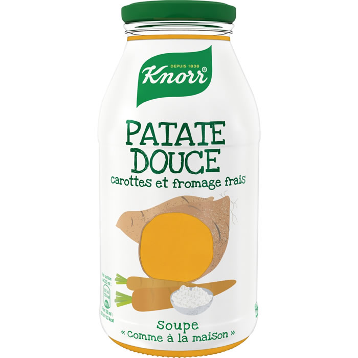 KNORR Soupe patate douce, carottes et fromage frais