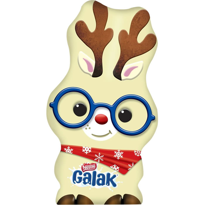 NESTLE Galak Chocolat blanc moulage renne