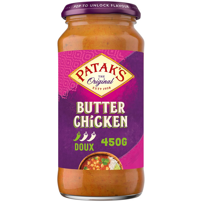 PATAK'S Sauce butter chicken à la tomate, paprika et cardamone