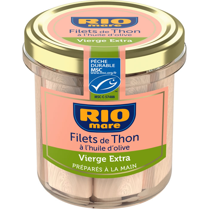 RIO MARE Filets de thon à l'huile d'olive vierge extra MSC