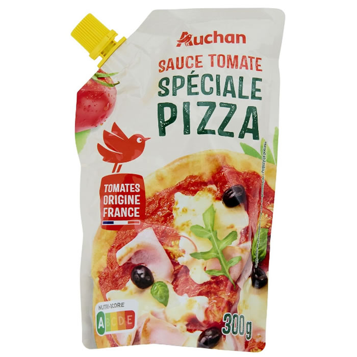 AUCHAN Sauce tomate spéciale pizza