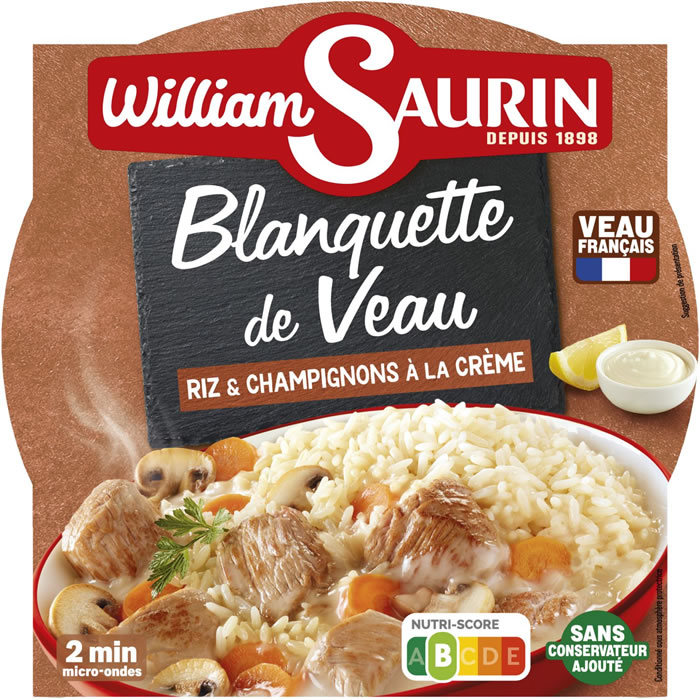 WILLIAM SAURIN Blanquette de veau