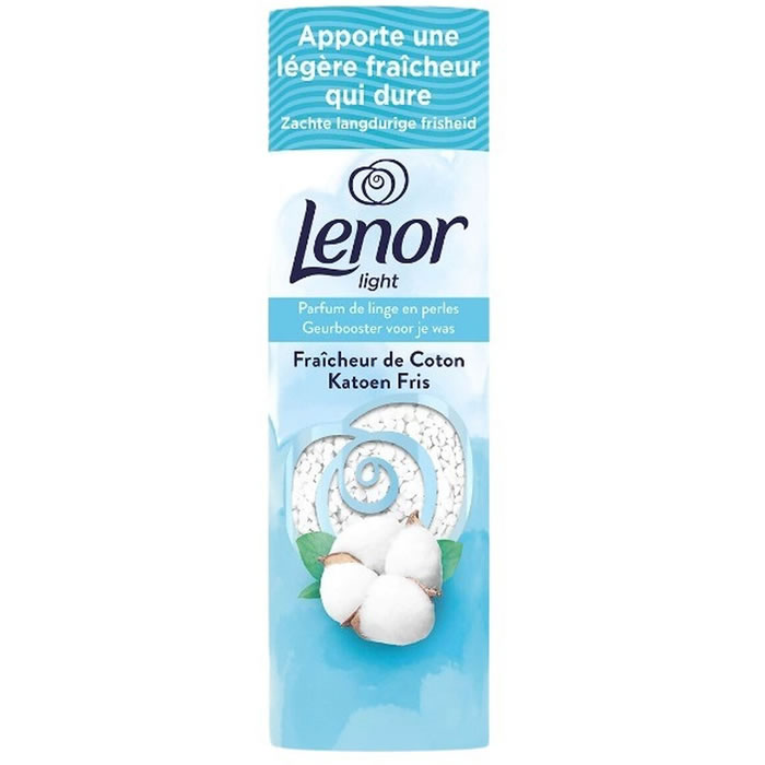 LENOR Light Parfum de linge en perles fraîcheur de coton