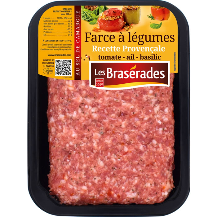 LES BRASERADES Farce à légumes à la provençale
