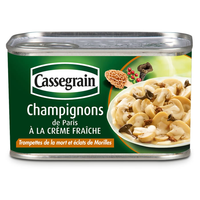CASSEGRAIN Champignons de Paris à la crème fraîche