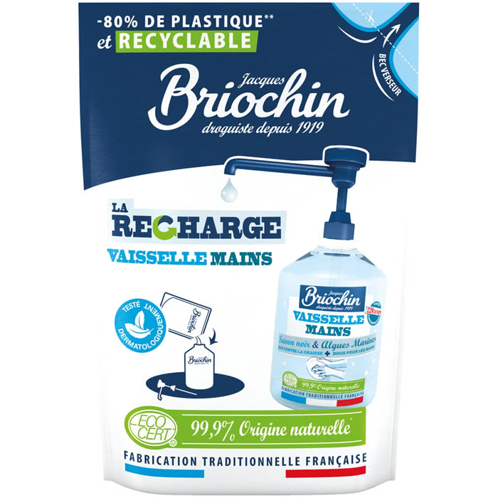 JACQUES BRIOCHIN Recharge liquide vaisselle