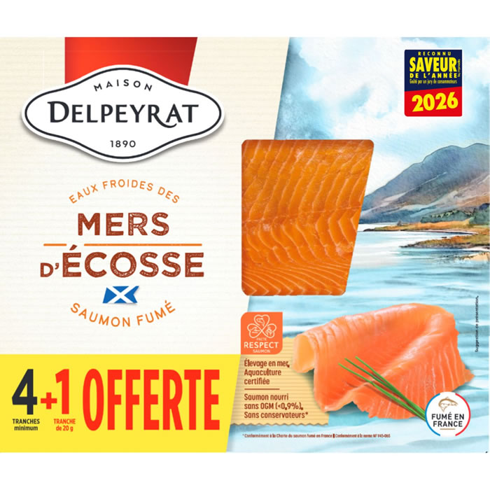 DELPEYRAT Saumon fumé d'Ecosse