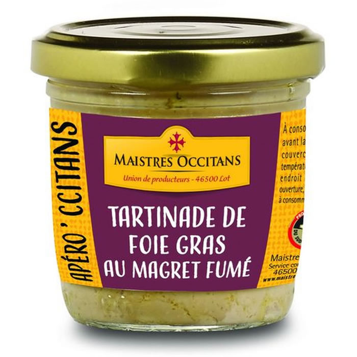 MAISTRES OCCITANS Foie gras au magret fumé en tartinade