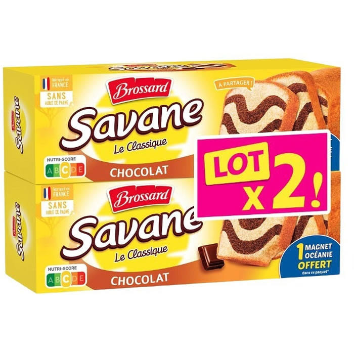 BROSSARD Savane Gâteaux marbrés au chocolat