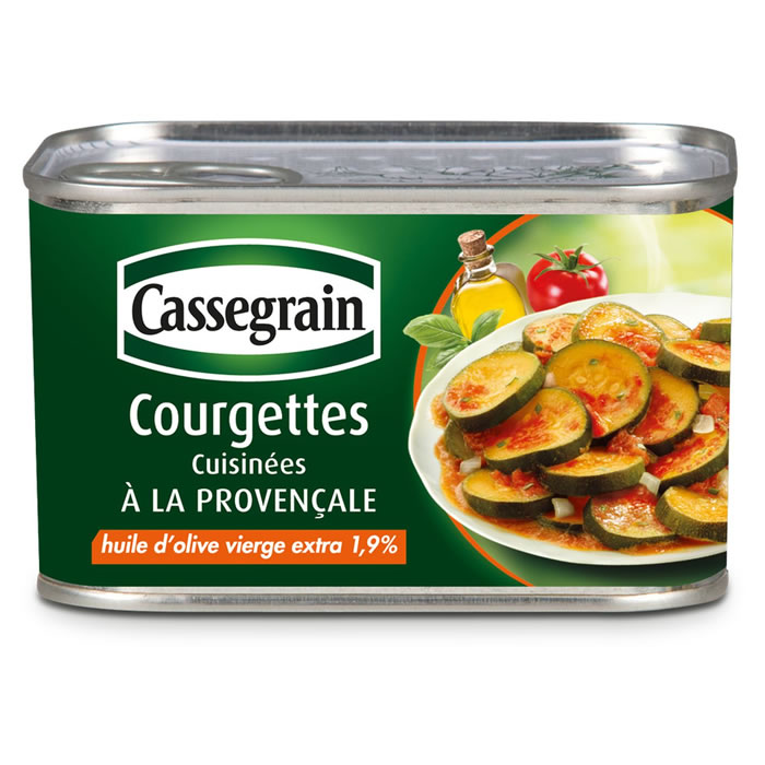 CASSEGRAIN Courgettes cuisinées à la Provençale