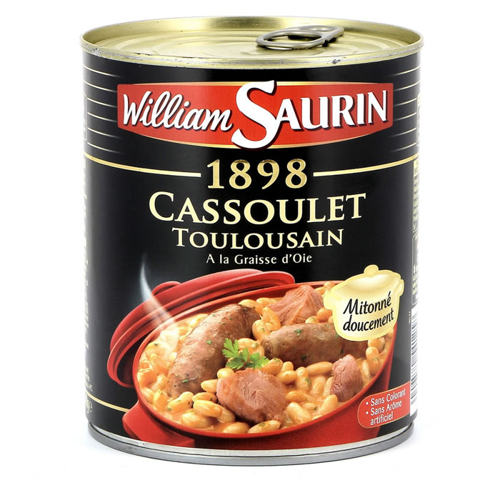WILLIAM SAURIN Cassoulet Toulousain à la Graisse d'oie